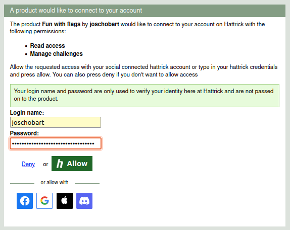 HT auth